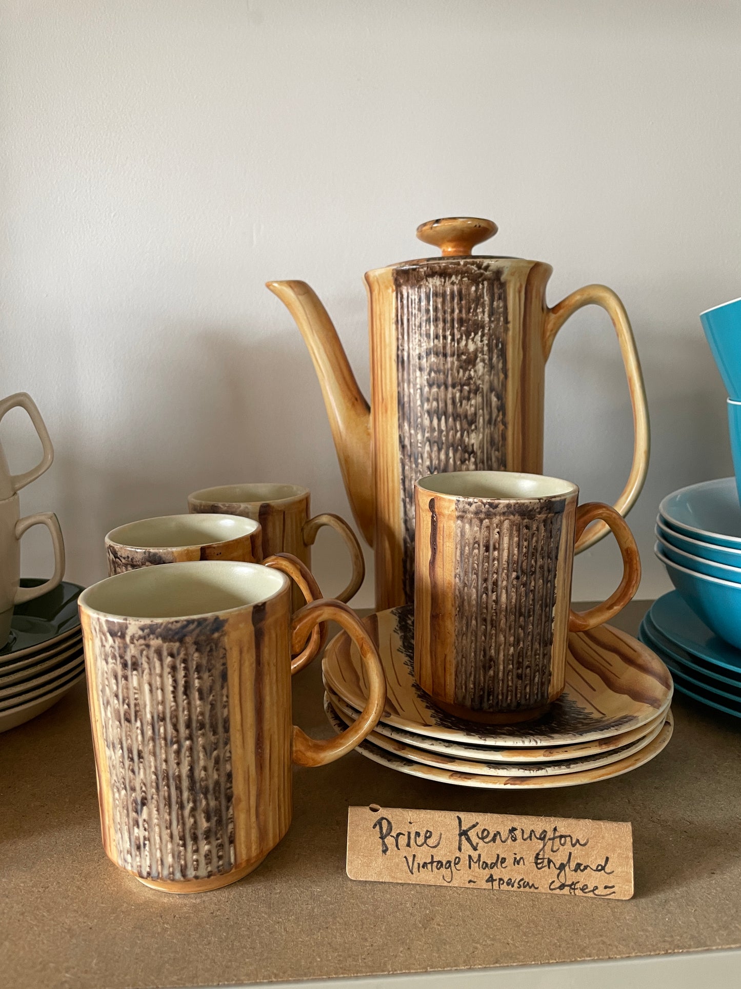 Price Kensington - Phoenician  wood effect coffee set
