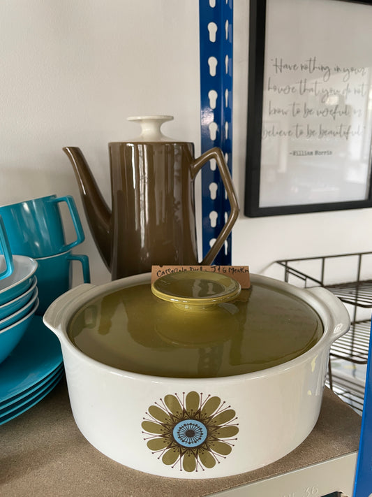 Meakin J&G Studio - retro casserole dish