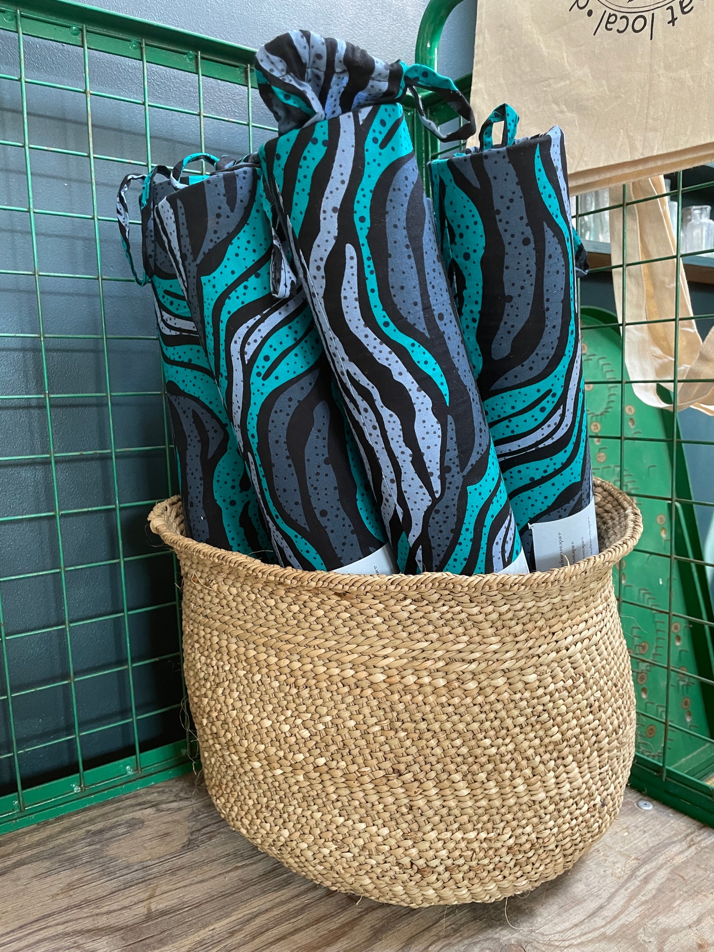 Zanzibari seagrass basket - natural