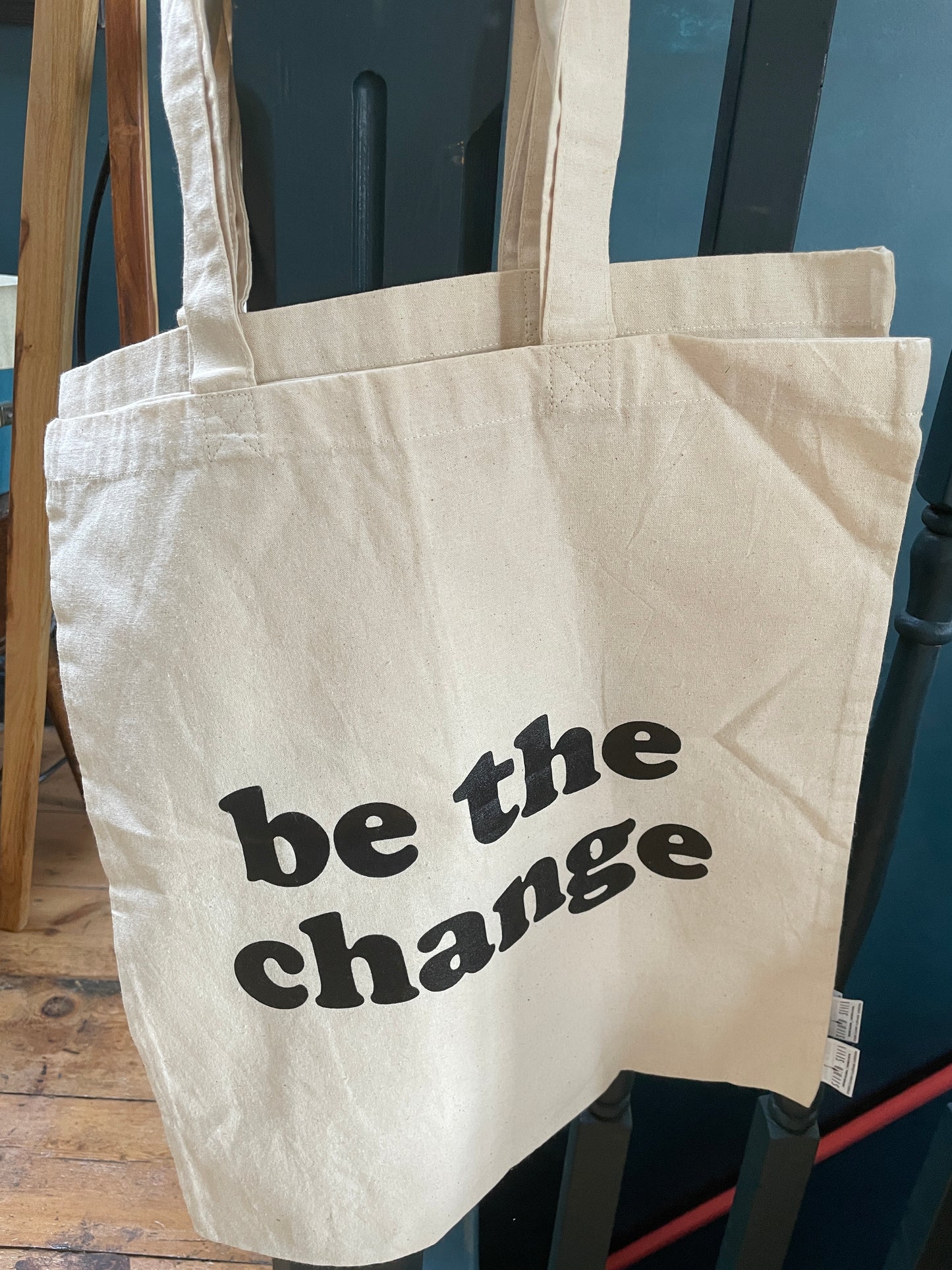 Natural tote bag - Be The Change