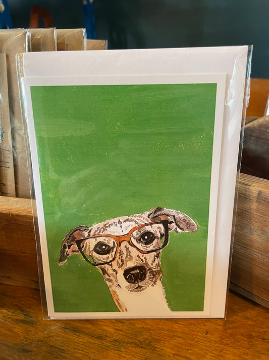 Bizzy Izzy Cards -Grey lurcher